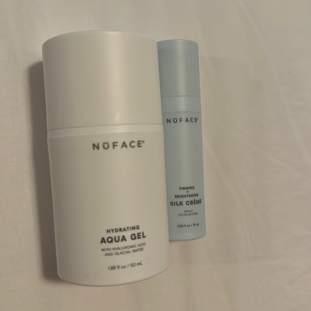 NuFace Aqua Gel and Silk Crème